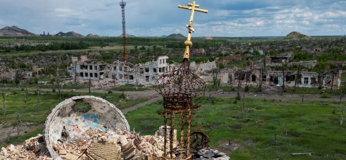 DESTROYED UKRAINIAN CHURCH