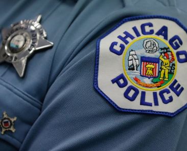 A Chicago police officer attends a news conference in Chicago, Illinois, September 21, 2016. (OSV News photo/Jim Young, Reuters)