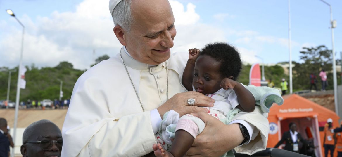 POPE LEO XIV MUXIMA ANGOLA AFRICA TRIP ROSARY