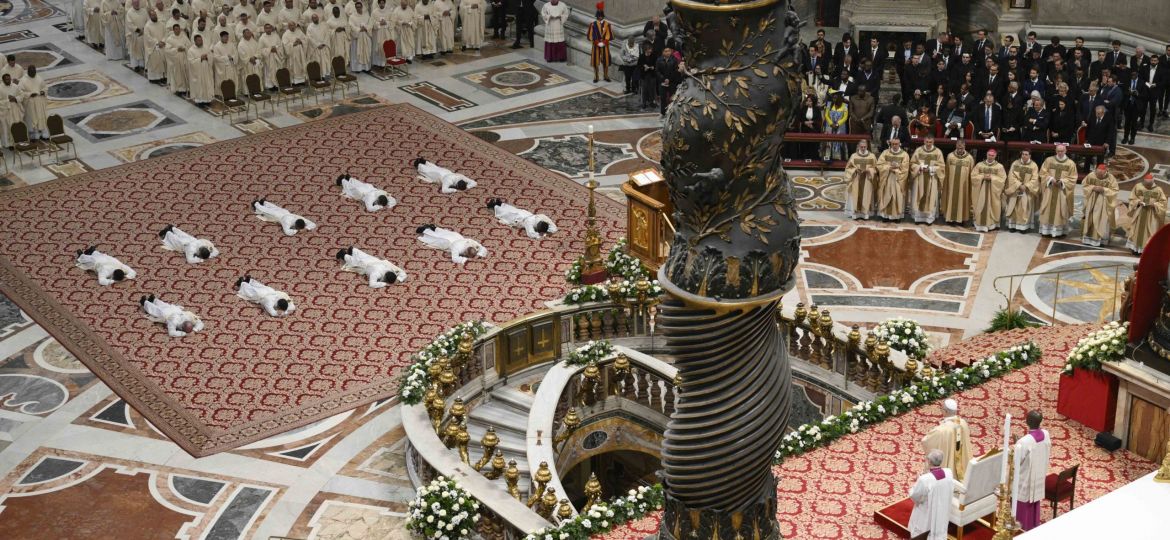 POPE LEO VATICAN 10 PRIEST ORDAINED