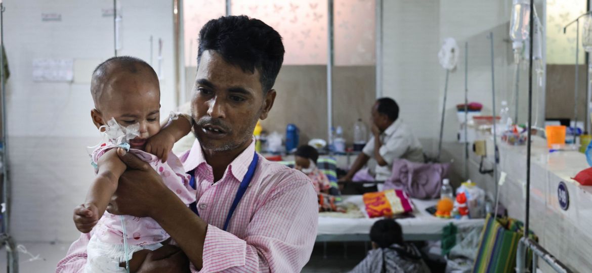 BANGLADESH HOSPITAL CHILDREN MEASLES OUTBREAK