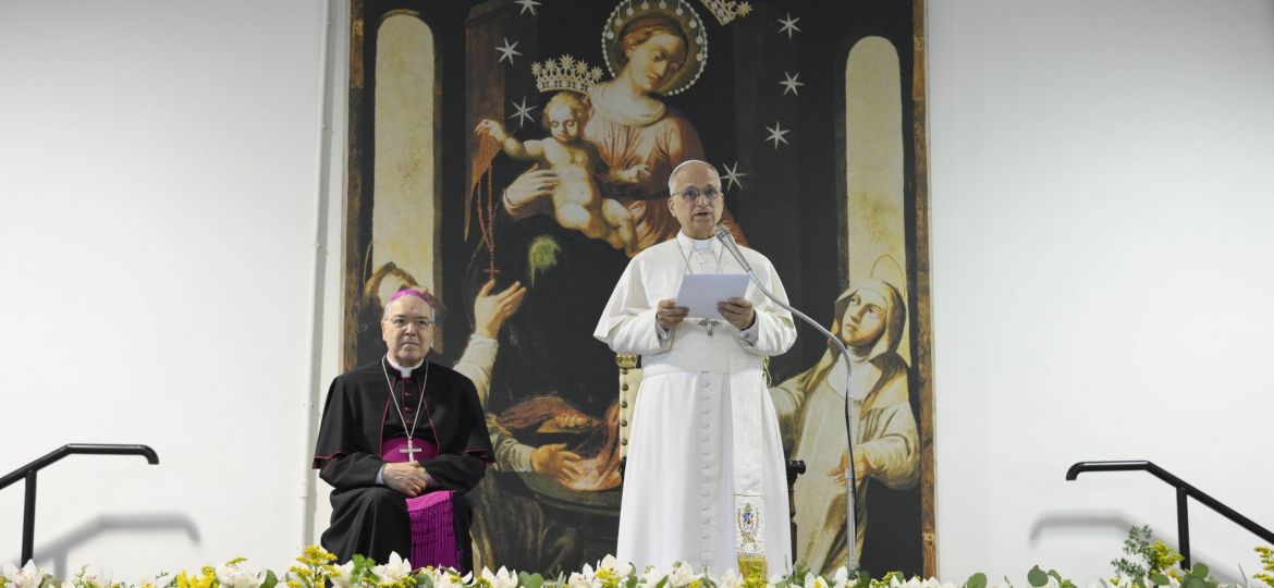 POPE LEO FIRST ANNIVERSARY MASS NAPLES POMPEII