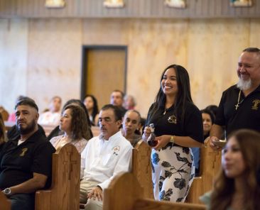 Cursillo Center at Our Lady of Lourdes Catholic Parish in Dallas celebrated its 50th Anniversary with a mass on Saturday afternoon officiated by Friar Luis Arraiza.