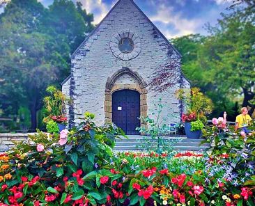 The St. Joan of Arc Chapel can be seen on the Milwaukee campus of Marquette University in this summer 2019 photo. (CNS photo/courtesy Marquette University)