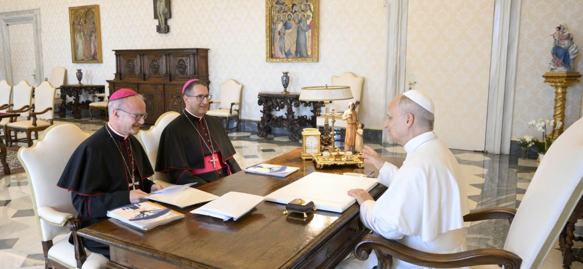 POPE LEO XIV AND LEADERS OF PCPM