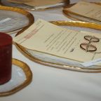 Personal memorablia of Father Franciszek Harazim, a newly beatified martyr, including glasses and a letter, are seen at the Sanctuary of St. John Paul II in Kraków, Poland, on June 6, 2026, during the beatification Mass for nine Polish Salesian priests killed in German Nazi concentration camps during World War II. The Salesian priests were beatified in a ceremony that highlighted not only their martyrdom but also their lives as educators, pastors and mentors to young people. (OSV News photo/courtesy Malgorzata Latawiec)