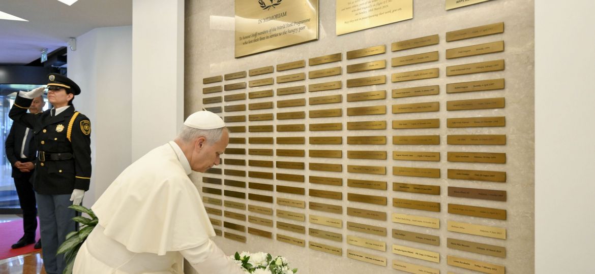 POPE LEO XIV U.N. WORLD FOOD PROGRAM
