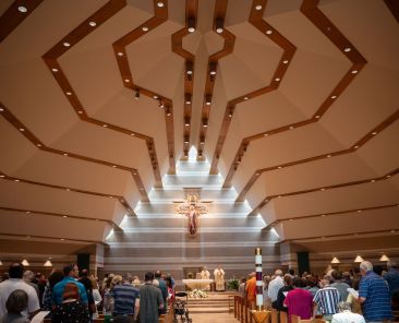 Fr. Stephen Ingram celebrates the 50th Anniversary Mass for St. Joseph Catholic Church on June 06, 2026 at the parish in Richardson.