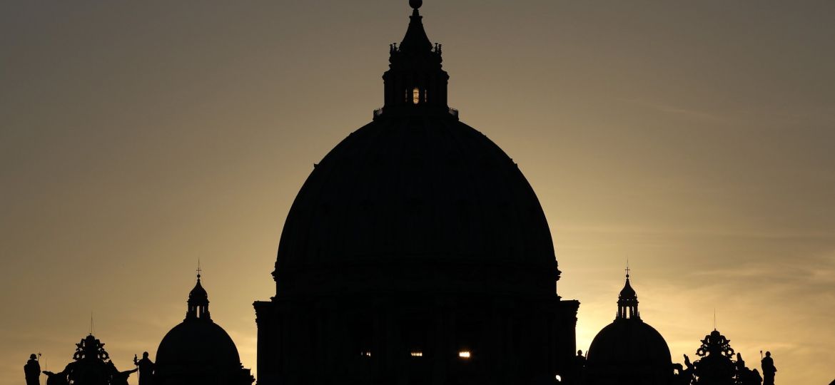 FILE DOME ST. PETER'S BASILICA SUNSET