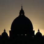 A file photo shows the dome of St. Peter's Basilica at sunset at the Vatican. Pope Leo XIV spent what is traditionally his weekly day off on Tuesday issuing a flurry of legislation and appointments June 30, 2026, overhauling the Vatican's financial watchdog agency, revising the governing structure of the Vicariate of Rome and making several appointments in the Roman Curia. (CNS photo/Paul Haring)