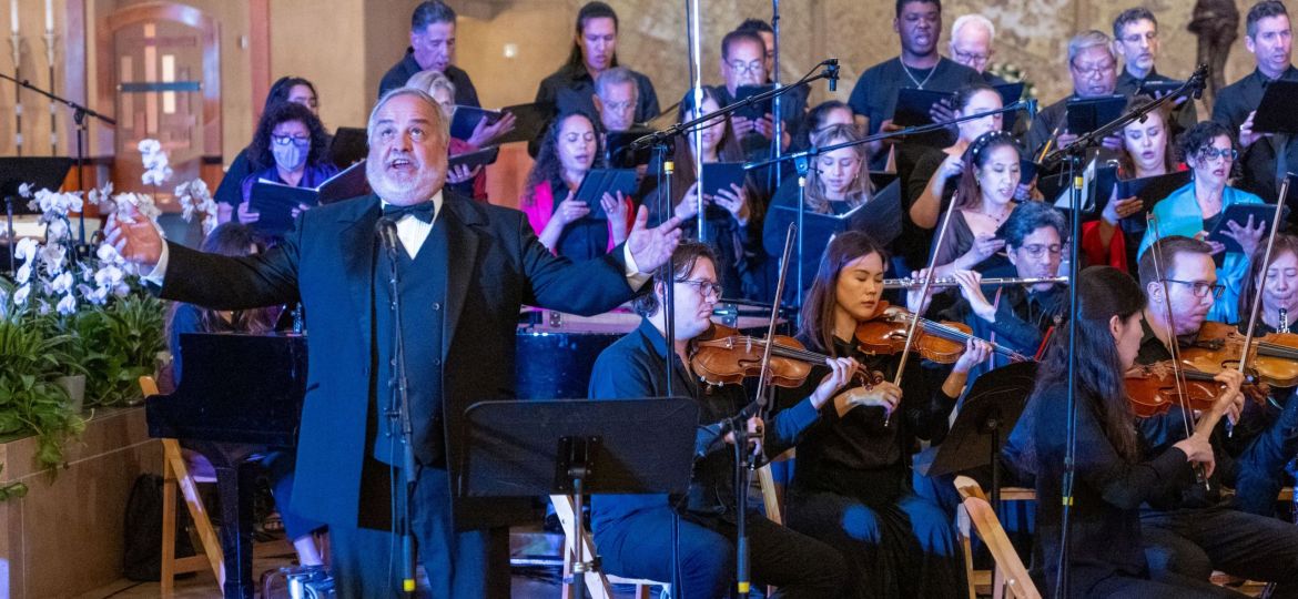 SPECIAL PERFORMANCE 'MISA AZTECA' LOS ANGELES CATHEDRAL