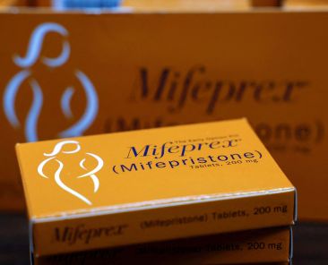 Boxes of mifepristone under the label Mifeprex are seen April 9, 2024, at Alamo Women's Clinic in Carbondale, Ill. In a letter posted July 27, 2026, the U.S. Conference of Catholic Bishops issued a nationwide call to prayer and action from now to the end of October, Respect Life Month, to stop the spread of abortion pills. (OSV News photo/Evelyn Hockstein, via Reuters)