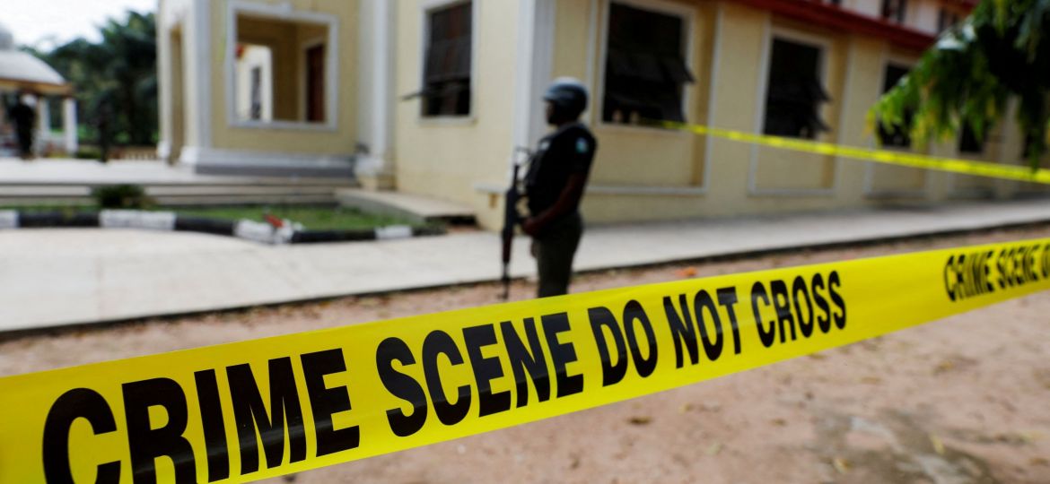 NIGERIA CRIME SCENE CATHOLIC CHURCH