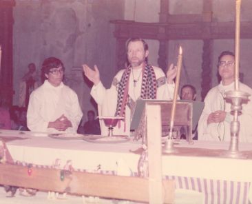 Then-Father Stanley Rother is seen in an image from the documentary "American Martyr: The Stanley Rother Story," which is scheduled to be released in theaters nationwide Aug. 25-27, 2026. The documentary tells the story of the Oklahoma priest who served in Guatemala through those who knew him, parishioners, catechists and family members, as well as those currently involved in his cause for canonization. (OSV News photo/Archdiocese of Oklahoma City) Editors: best quality available; release dates updated