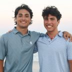 Peter Cooney (right) and his brother Thomas, who co-founded Acutis AI, a website platform designed as a Catholic alternative to mainstream AI systems that offers responses rooted in Church teaching, are seen in an undated photo. (OSV News photo/courtesy of AcutisAI) Editors: Best quality available