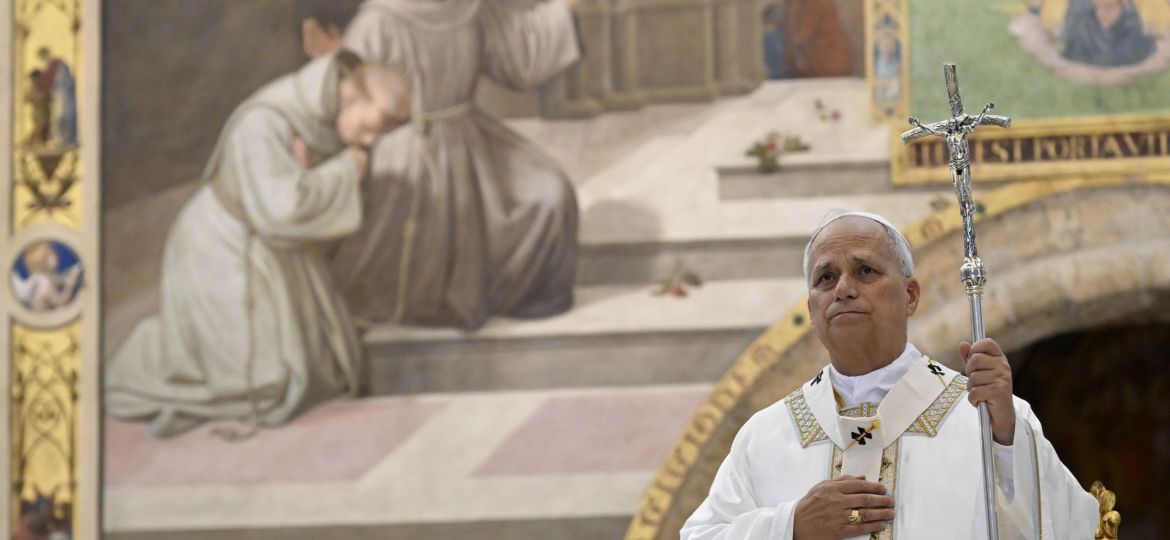 POPE LEO VISITS ASSISI