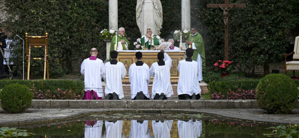 POPE CELEBRATES CARE OF CREATION MASS
