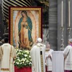 Pope Leo XIV incenses an image of Our Lady of Guadalupe during Mass on her feast day in St. Peter’s Basilica at the Vatican Dec. 12, 2025. In a statement published Sept. 9, 2026, the Archdiocese of Mexico City announced that Pope Leo has declared a Jubilee Year to commemorate the 50th anniversary of the dedication of the Basilica of Our Lady of Guadalupe. (CNS photo/Lola Gomez)