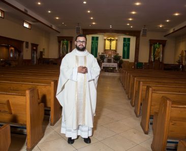 Father Felipe Vives is the new priest at Immaculate Conception Church in Grand Prairie, he arrived three months.
