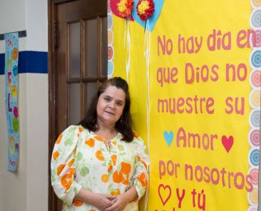 Ms. Marta Muñoz, Spanish teacher at Holy Trinity Catholic School in Dallas.
