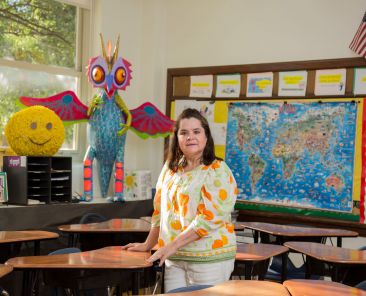 Ms. Marta Muñoz, Spanish teacher at Holy Trinity Catholic School in Dallas.