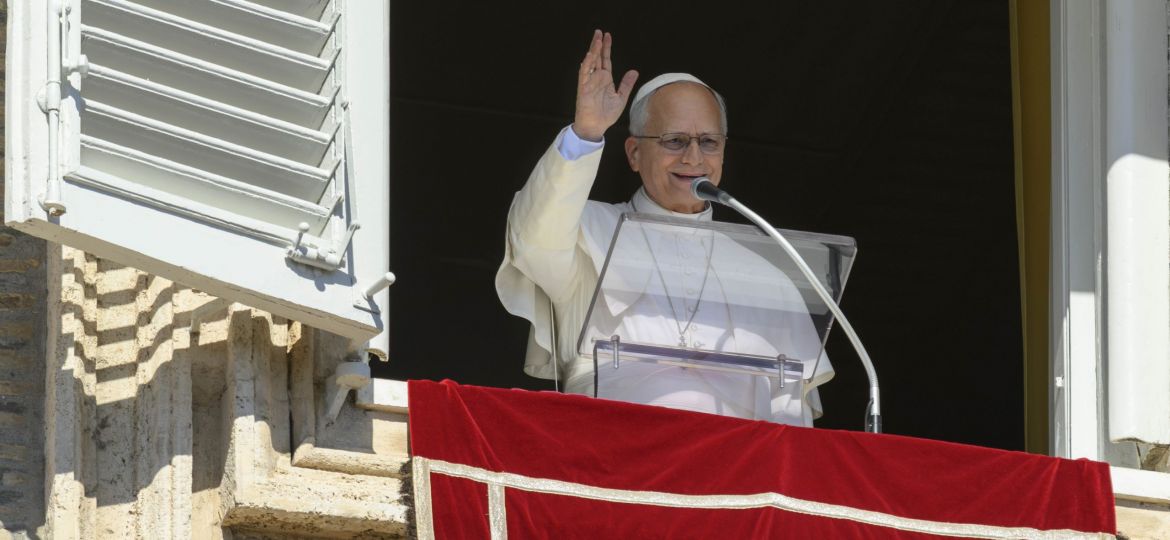 POPE LEO VATICAN SUNDAY ANGELUS
